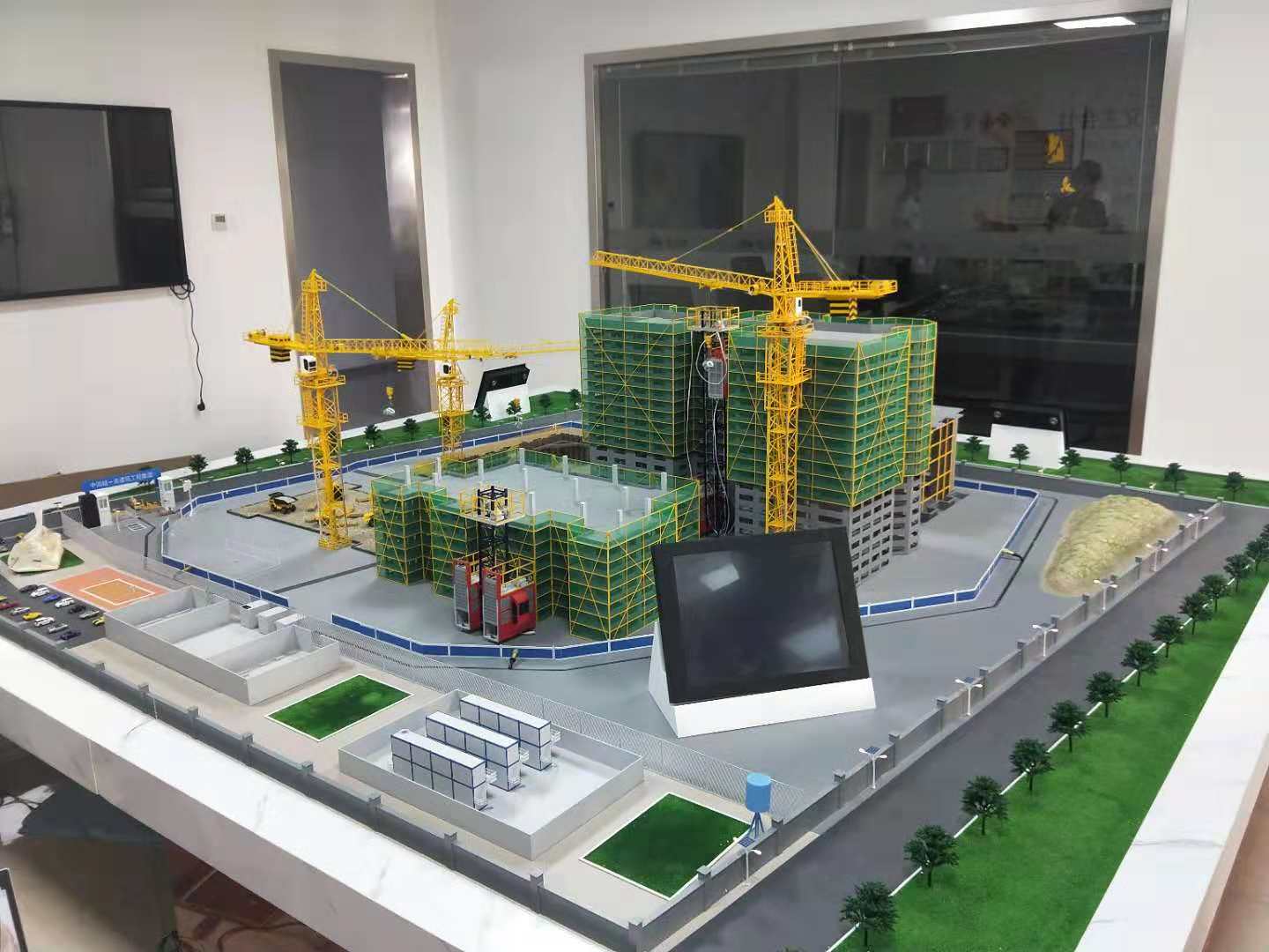 余庆县建筑施工场景模型